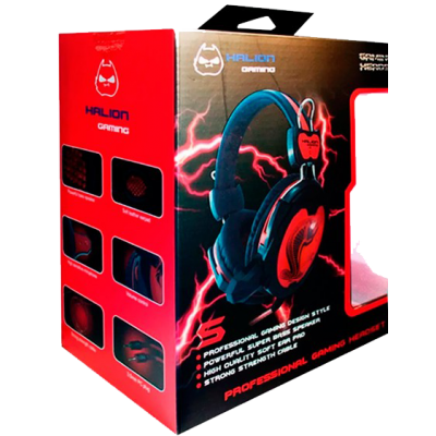 Audifono Gamer Halion Cobra S4 Rojo