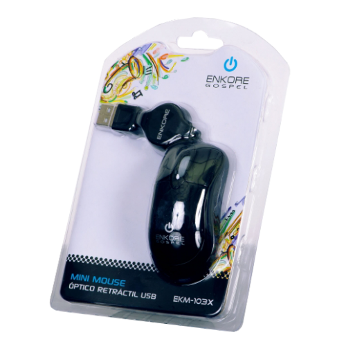 MOUSE RETRACTIL ENKORE GOSPEL - EKM 103X