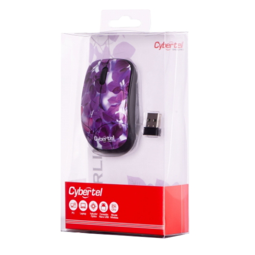 MOUSE INALAMBRICO CON DISEÑO CYBERTEL DARLING - CYB M324