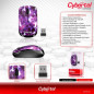 MOUSE INALAMBRICO CON DISEÑO CYBERTEL DARLING - CYB M324
