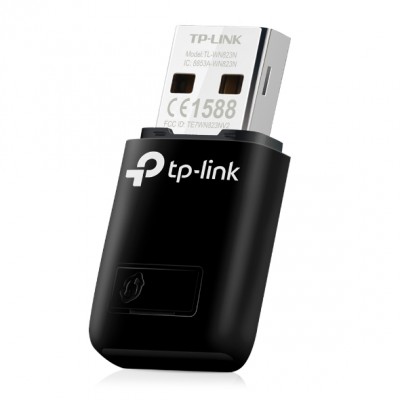 Mini Adaptador USB Inalámbrico N 300Mbps TP-LINK TL-WN823N