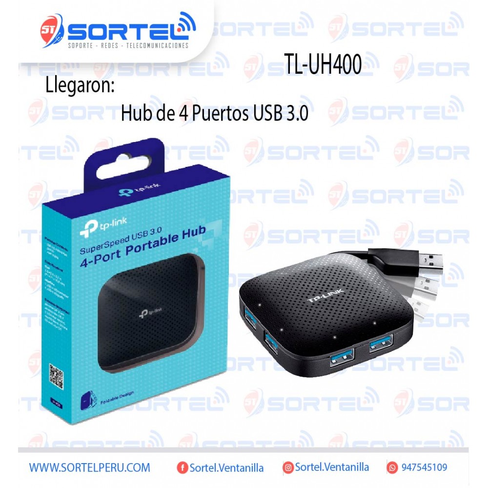 HUB USB 4 PUERTOS USB 3.0 TP-LINK TL-UH400