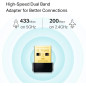 ADAPTADOR USB WIFI AC600 NANO TP-LINK ARCHER T2U