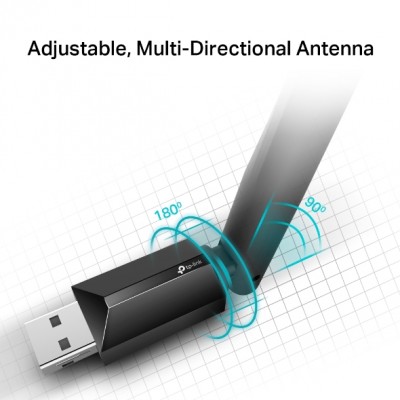 Antena USB Wifi AC600 High Gain Wireless Dual Band USB Adapter TP-LINK Archer T2U Plus