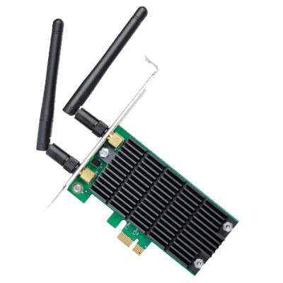 Tarjeta Red 2 Antenas AC1200 Wireless Dual Band PCI Express Adapter TP-LINK Archer T4E
