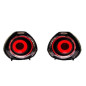 COMBO GAMER HALION 5 EN 1 RACER HA-830C TECLADO + MOUSE + AUDIFONO + PARLANTES + PAD MOUSE
