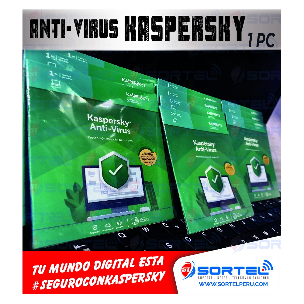 SOFTWARE ANTIVIRUS KASPERSKY 1PC, DESCARGA