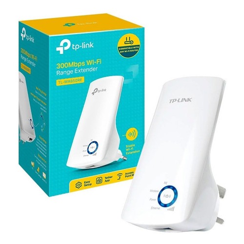 EXTENSOR TP-LINK  TL-WA850RE DE COBERTURA WI-FI UNIVERSAL A 300MBPS