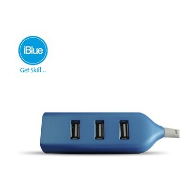 HUB USB 2.0 IBLUE 52054-BK 4 PUERTOS