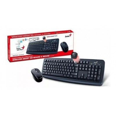 KIT TECLADO + MOUSE INALAMBRICO GENIUS KM-8200