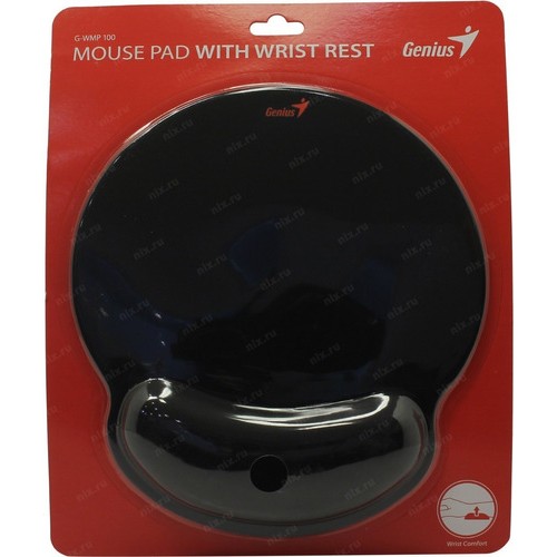 PAD MOUSE GENIUS G-WMP 100 C/DESCANSADOR BLACK