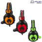 AUDIFONO GAMER HALION MONKEY S2 ROJO/ NARANJA / VERDE