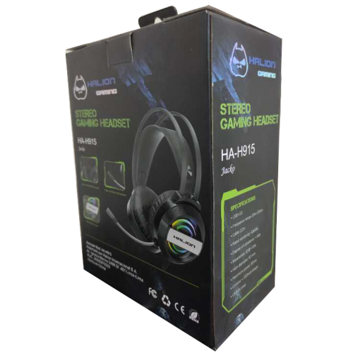 AUDIFONO GAMER HALION  JACKO HA-H915 C/LUCES RGB