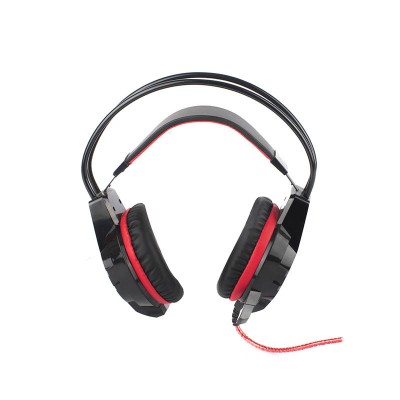 AUDIFONO GAMER HALION BABYBAT S5 LED ROJO