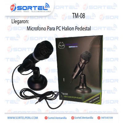 MICROFONO PEDESTAL HALION HA-TM08