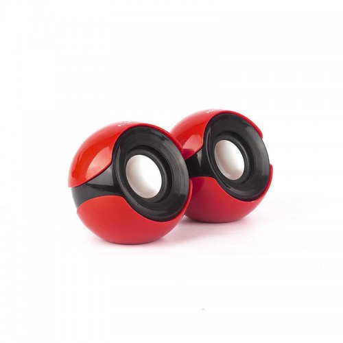 PARLANTE USB 2.0 HALION HA-S12 NEGRO/AZUL/ROJO
