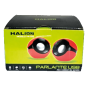 PARLANTE USB 2.0 HALION HA-S12 NEGRO/AZUL/ROJO