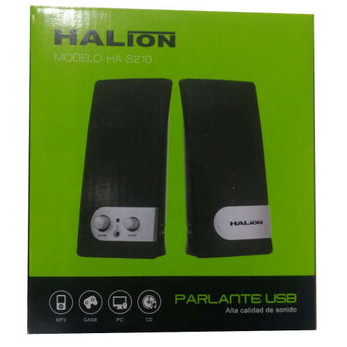 PARLANTE USB 2.0 HALION HA-S210 PARA PC