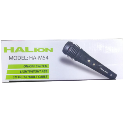 MICROFONO  HALION HA-M54 PLASTICO