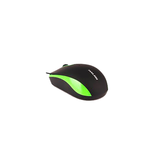 MOUSE HALION RUSSO HA-M818 USB NG-VERDE/CELESTE/NARANJA