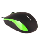 MOUSE HALION RUSSO HA-M818 USB NG-VERDE/CELESTE/NARANJA