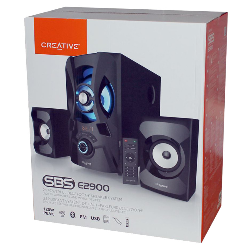 Parlante Creative Labs SBS E2900 2.1 Canales de computadora Bluetooth