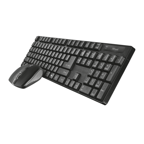 COMBO TRUST QOBY TR6627AC 4 EN 1 TECLADO, MOUSE, AUDIFONO, MOUSE + ADAPTADOR DE AUDIFONO
