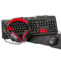 COMBO TRUST 4 EN 1 ZIVA TR6531AC TECLADO + AUDIFONO + MOUSE + PAD MUSE
