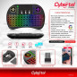 MINI TECLADO PARA SMARTV  CYBERTEL PIXEL - CYB K236 RGB  INALAMBRICO CON PANEL TACTIL