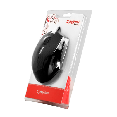 Mouse Óptico Cybertel Scualo - CYB M201 para PC