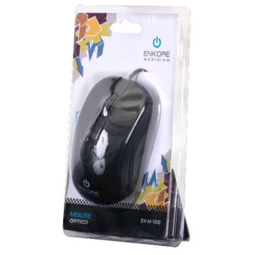 MOUSE OPTICO ALAMBRICO ENKORE MERIDIAM EKM 102
