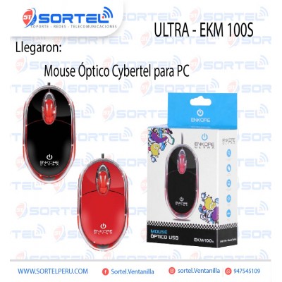 MOUSE OPTICO ENKORE ULTRA - EKM 100s / EKM 100v / EKM 100K