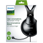 AUDIFONO C/MICROF. PHILIPS SHM1900 PC HEADSET 2X3.5MM STEREO BLACK AUDIFONO C/MICROF. PHILIPS SHM1900 PC HEADSET 2X3.5MM STEREO BLACK