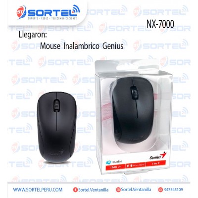 MOUSE INALAMBRICO GENIUS NX-7000 COLOR ROJO