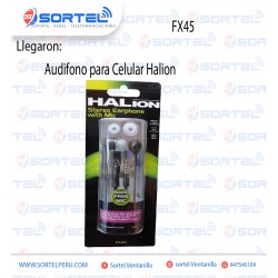 AUDIFONO HALION DE CELULAR FX45 CON MICROFONO