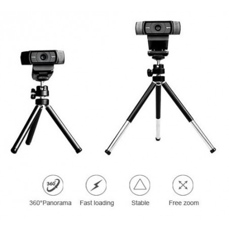 MINI TRIPODE GENIUS PARA WEBCAM 25.1 CM BLACK SILVER 2000AF V2