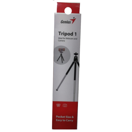 MINI TRIPODE GENIUS PARA WEBCAM 25.1 CM BLACK SILVER 2000AF V2
