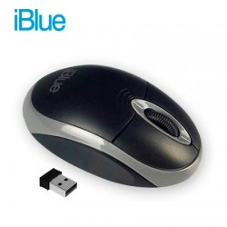 MOUSE INALAMBRICO IBLUE  IB-MW100-BG BLACK/GREY