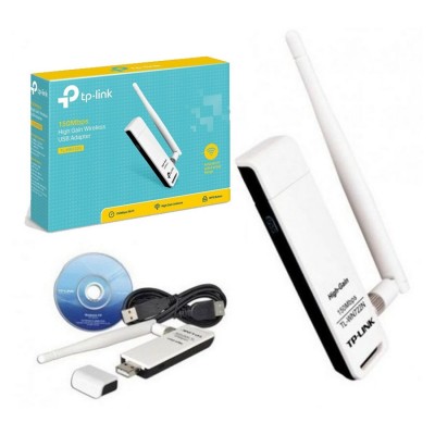 USB WIFI  CON ANTENA TP-LINK TL-WN722N 150MBPS