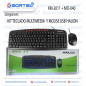 KIT TECLADO MULTIMEDIA Y MOUSE USB KM-2011 + MO-040 HALION