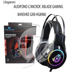 AUDIFONO C/MICROF. XBLADE GAMING BANSHEE ESTÉREO RGB BLACK (GXB-HG8960)