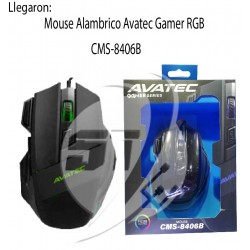 MOUSE GAMER ALAMBRICO AVATEC CMS-8406B USB RGB