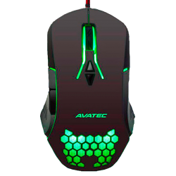 MOUSE GAMER ALAMBRICA AVATEC CMS-8405B USB LED RGB