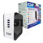ESTABILIZADOR 8 TOMAS CDP R2C-AVR 1008I 600VA 720W CON PUERTOS USB