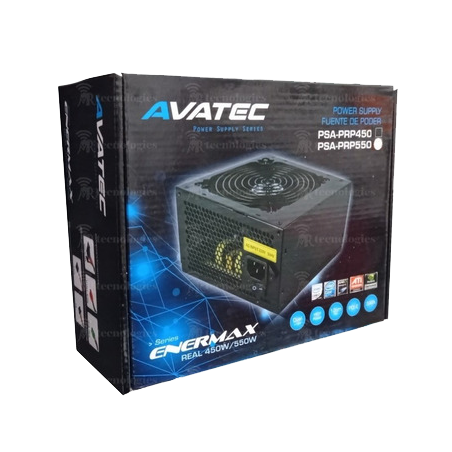 FUENTE PODER AVATEC ENERMAX PSA-PRP 550W REAL