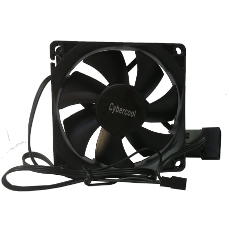 COOLER DE PC INTERNO CYBERCOOL CONECCION A PLACA DE 8CM