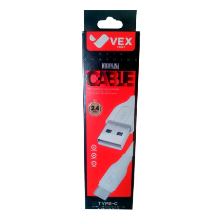 CABLE DE CELULAR VEX  VXUC.143.13 TIPO C 2.4A 1 METRO
