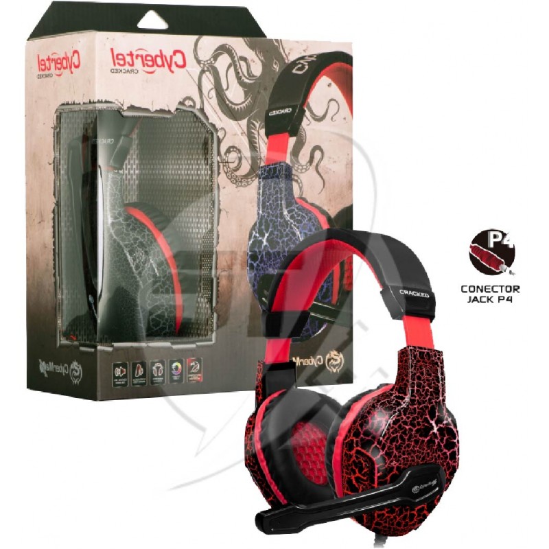 AUDIFONO GAMER CYBERTEL CRACKED CYB HG 500LP4 RGB
