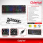 TECLADO GAMER CYBERTEL XTREME CYB K505 RGB
