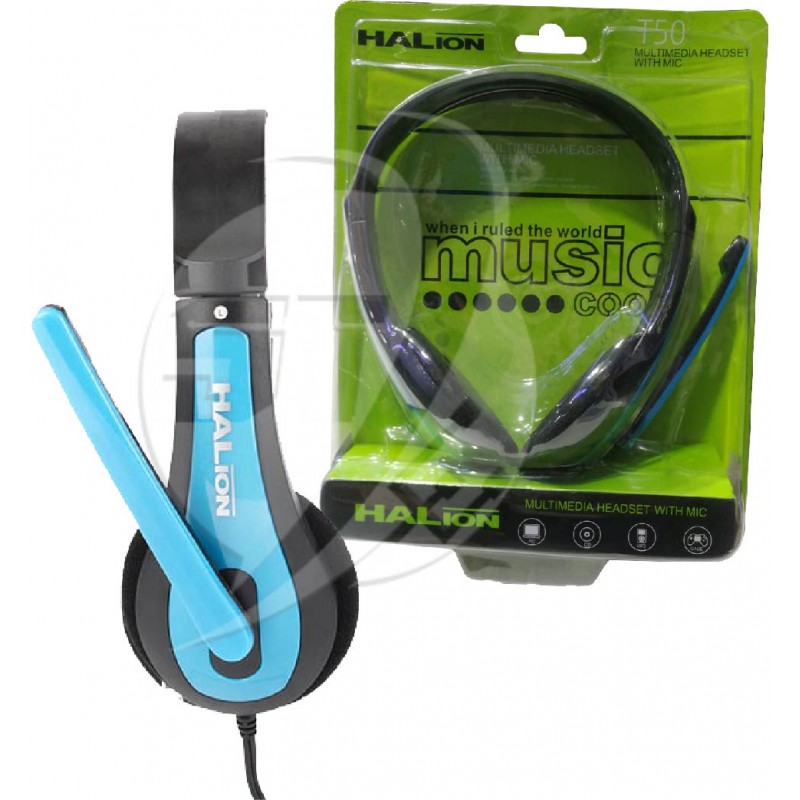 AUDIFONO HALION T-50 DE PC CON MICROFONO AUDIFONO HALION T-50 DE PC CON MICROFONO